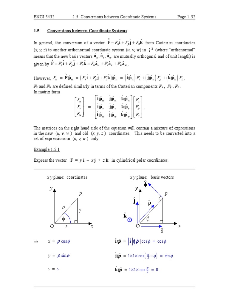 Coordinate Systems | PDF