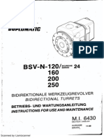 Manual Torreta Duplomatic BSV-N Series PDF