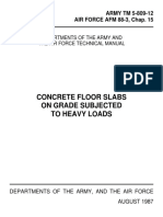 US Army/Airforce Slab On Grade Design Manual