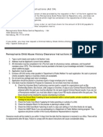 Clearance Instructions PDF