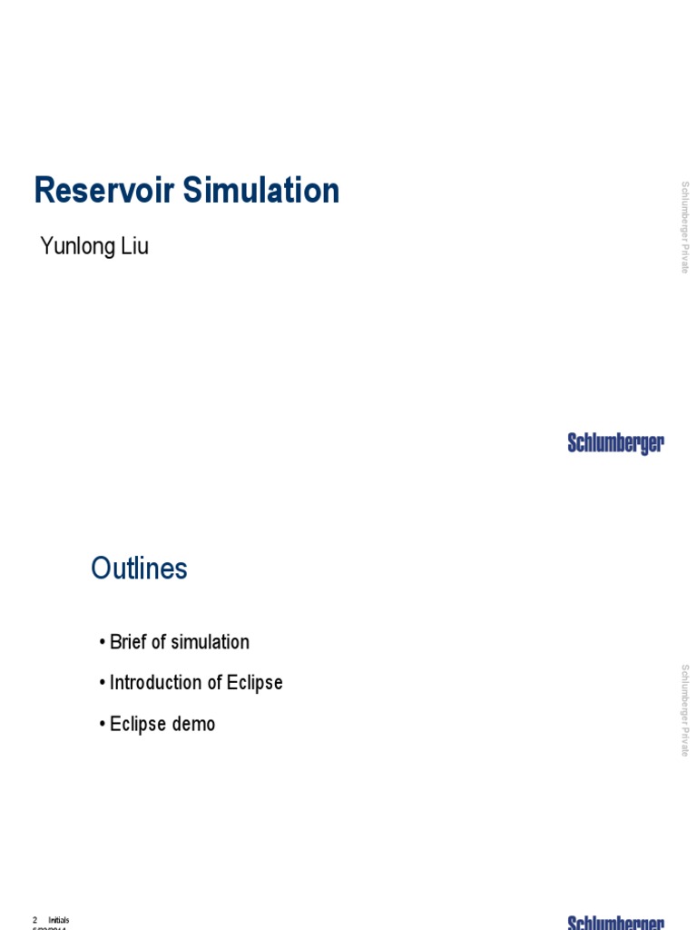 Eclipse Reservoir Simulation Overview | PDF | Petroleum Reservoir ...