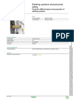 Earthing Systems and Personal Safety: Training Data Sheet