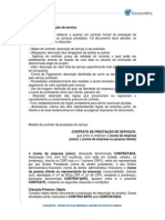 013 Modelo de Contrato de Prestacao de Servico