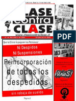 Periodico Clase Contra Clase 130 (07 de Noviembre de 2009)