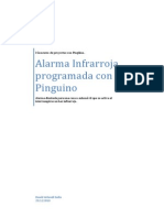 Alarma infrarroja Pinguino con SMS y código