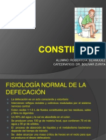 Constipacion Fisiopatologia