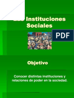 INSTITUCIONES SOCIALES