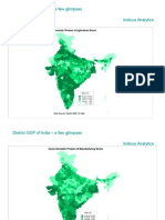 District GDP of India - Glimpses