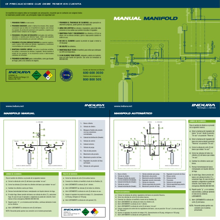 Manual de Manifold | PDF | Medida de presión | Presión