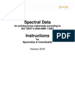 ISO 12647 Spectral Data Printing Press Setup