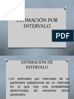 Estimación Por Intervalo