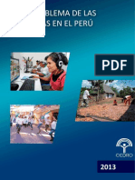 El Problema de Las Drogas en El Perú 2013