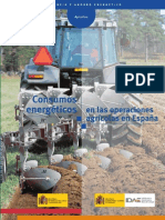 Consumos energéticos agrícolas España