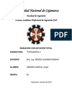 Informe Radiacion Estacion Total