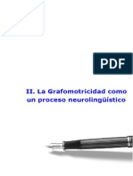 Grafomotricidad Como Proceso Neurolinguístico