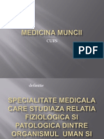 Curs 1 - Medicina Muncii