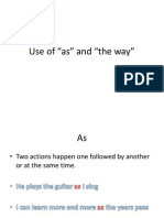 Use of as and the way.pptx
