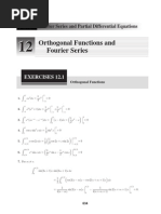 Orthogonal Functions and Fourier Series: Exercises 12.1