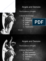 Angels and Demons: The Existence of Angels 1.human Knowledge Creation Mythololgies Logic Books Testimonies