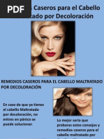 Remedios Caseros para El Cabello Maltratado Por Decoloración