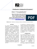 Metodología clasificación catalogación inventarios