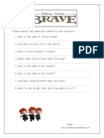 Brave Worksheet