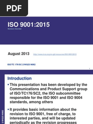 ISO 9001 2015
