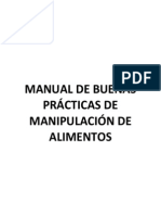 Manual de Buenas Prácticas de Manipulación de Alimentos