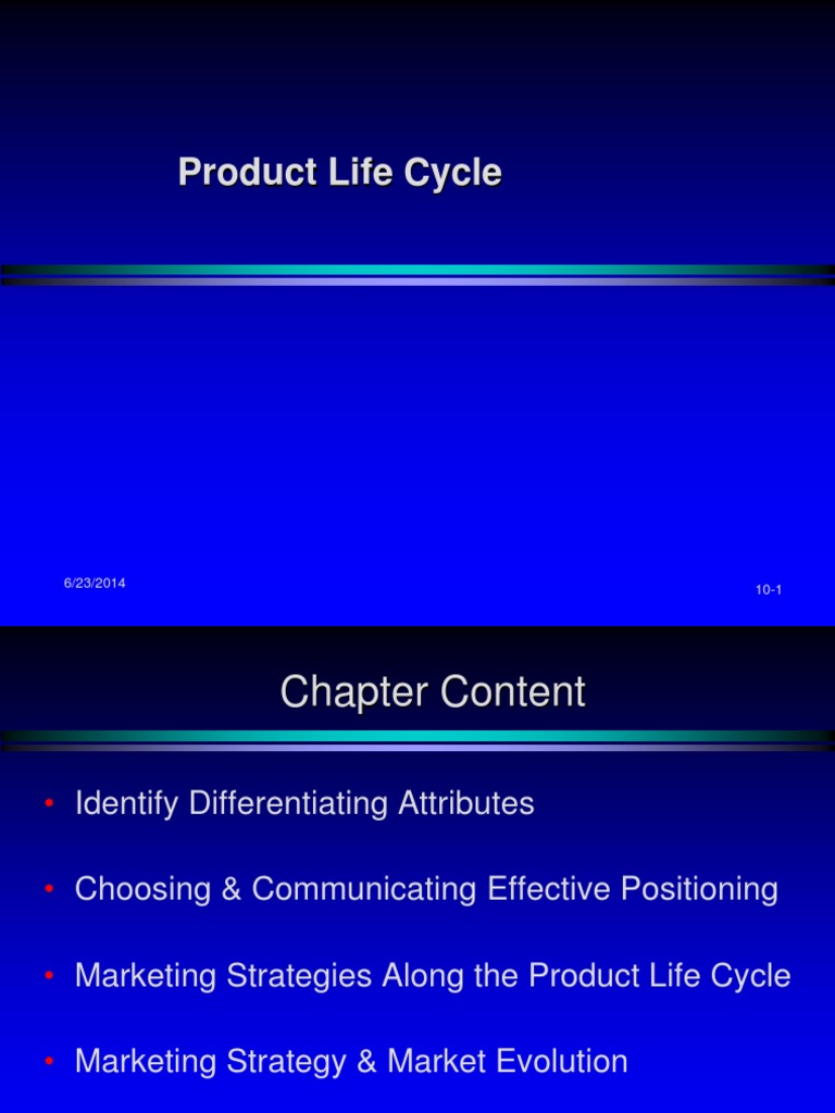 Product Life Cycle Marketing Strategies | PDF