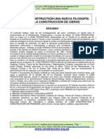 El Lean Construction Una Nueva Filosofia para La Construccion de Obras