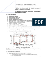 Zidarie - Exemple de Calcul