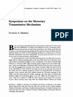 Symposium On The Monetary Transmission Mechanism: Frederic S. Mishkin