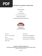 Download Automatic vacuum  cleaner project by Himanshu Katara SN231094704 doc pdf