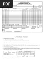 Contribution Collection List: Social Security System