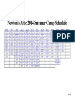 Master Schedule Camp 2014 Revised 6-16-14