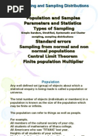 Sampling and Sampling Distributions