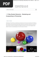 V-Ray Render Elements - Rendering and Compositing in Photoshop