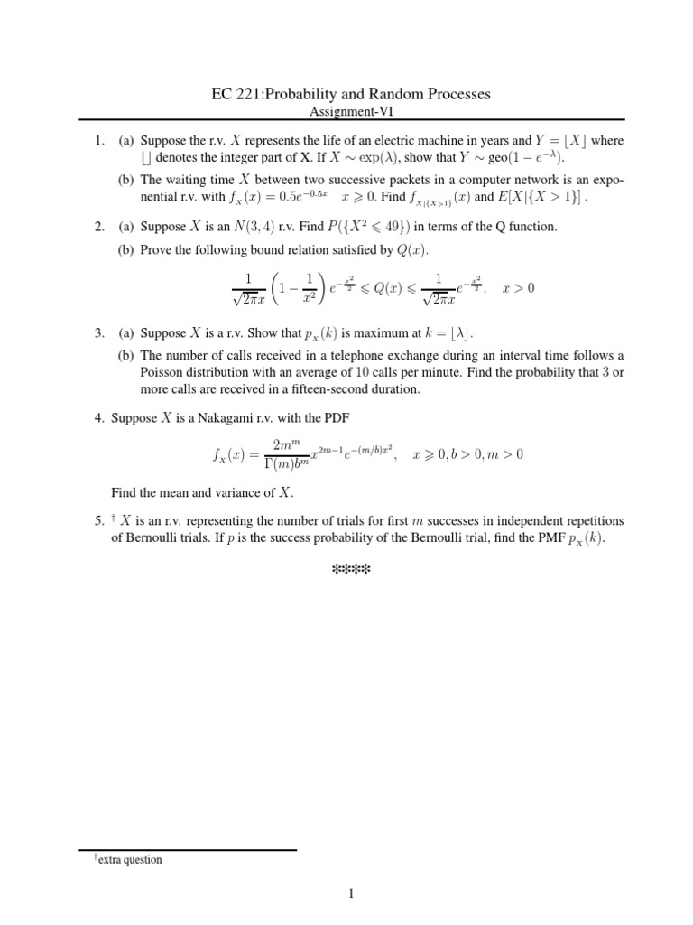 Probability and Random Process | PDF | Teaching Methods & Materials