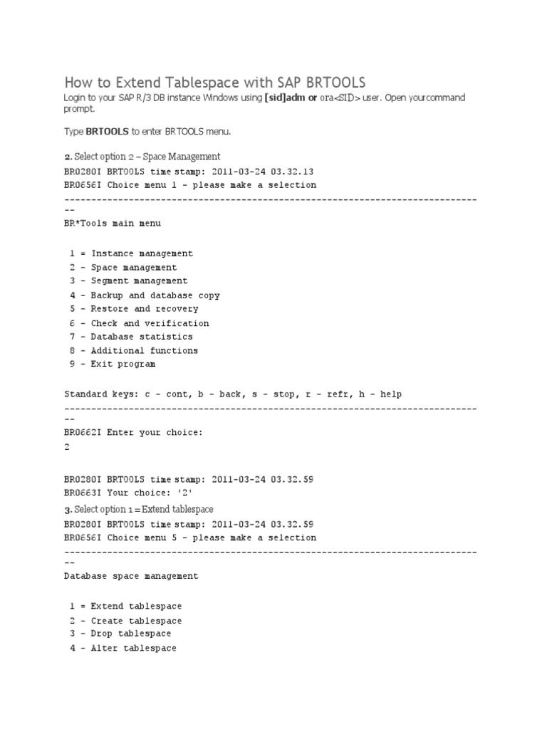 How To Extend Table Space On Oracle On Window | PDF | Oracle Database ...