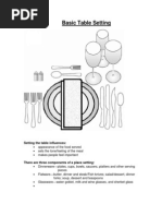 Table Setting and Etiquette PowerPoint Presentation | PDF | Tableware ...