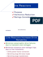 Line Reactors: Purpose Harmonics Reduction Ratings Considerations