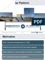 Masdar Solar Platform