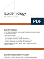 Epidemiology: Dr. Sheryl M. Reyes