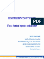 Health Sciences Authority What A Chemical Importer Needs To Know