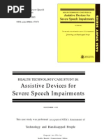 Download Assistive Devices for Severe Speech Impairments -- Office of Technology Assessment - United States Congress by dilsiam SN231121 doc pdf