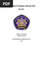 Download Laporan Kerja Praktek Batu Politeknik Negeri Malang by Arizona Mahakam SN231133955 doc pdf
