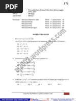 Soal Um Undip 2007 Kemampuan Ipa 571