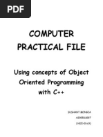 Computer Practical File C++