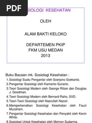 Sosiologi Pertemuan 1