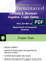 Lecture 3. Boolean Algebra, Logic Gates: Prof. Sin-Min Lee Department of Computer Science